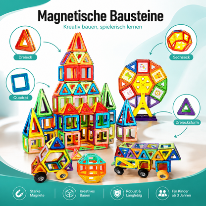 Magnetische Bausteine Satz für Kinder