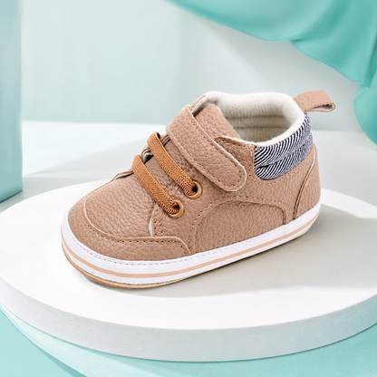 Weiche Baby Prewalker Sneaker für sichere Laufanfänge Khaki