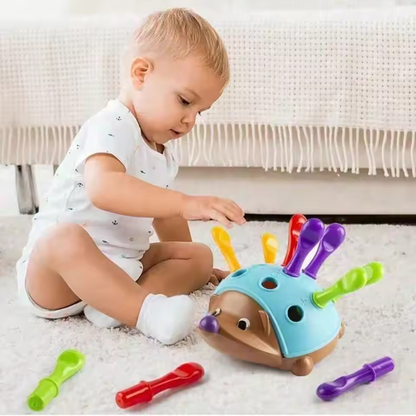 Montessori Puzzle Igel – Spielerisch Farben & Fokus fördern