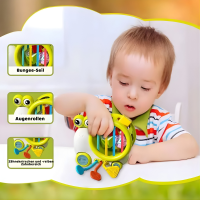 Baby Schnecke Sensorik Spielzeug mit Formen Sortierer