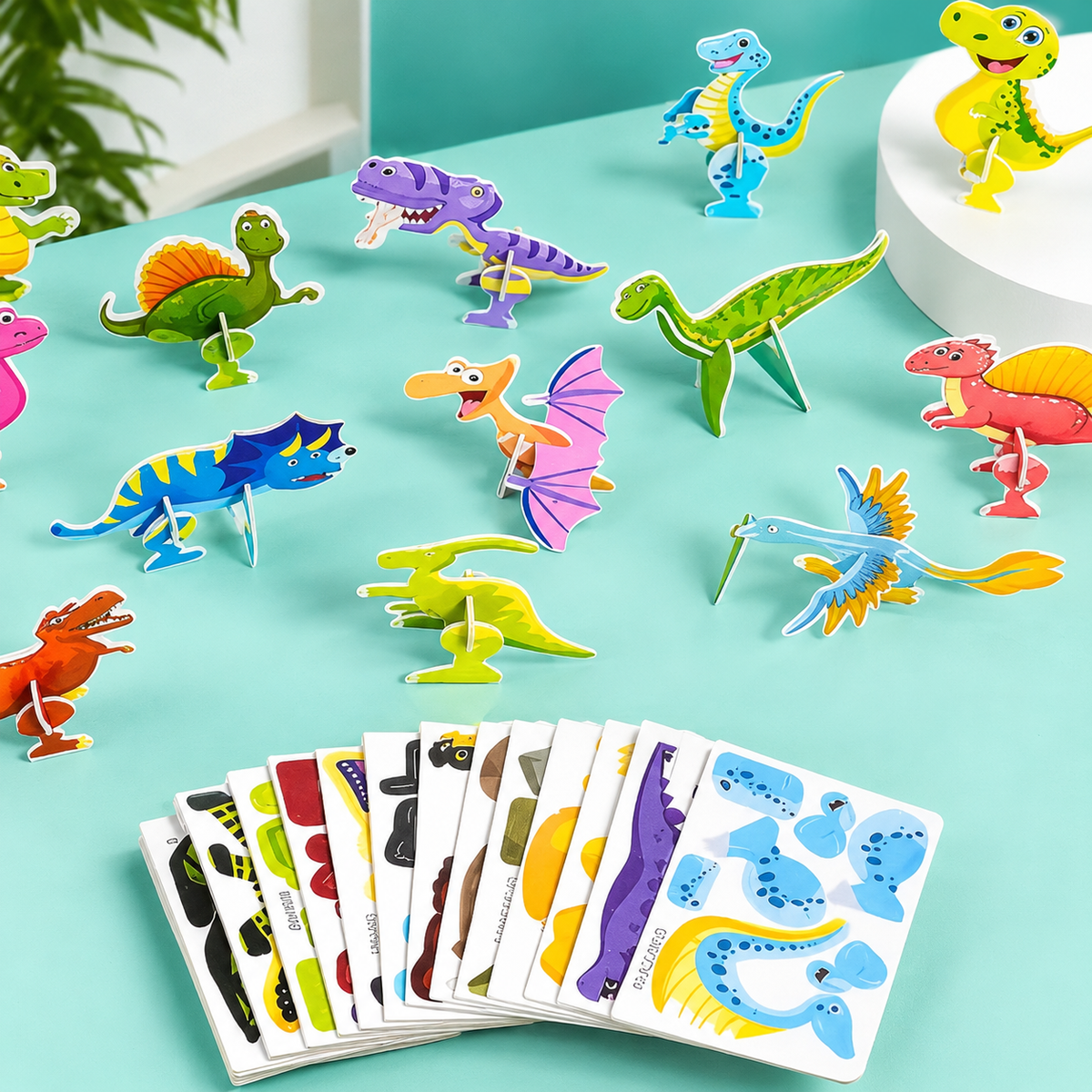 25 Stück Lustige Insekten Puzzles – Spaß & Lernen für Kinder Dinosaurier-Puzzle