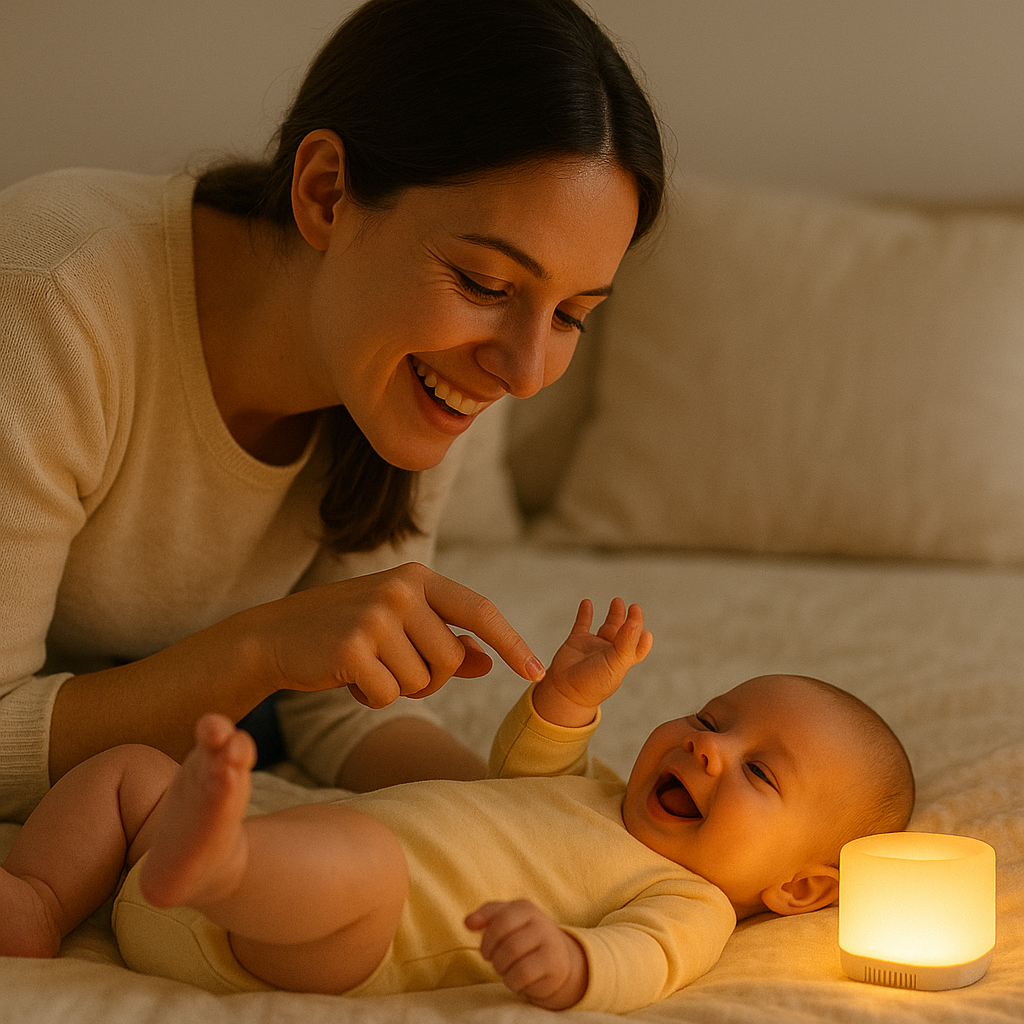 Soundmaschine mit Nachtlicht und 34 Geräuschen