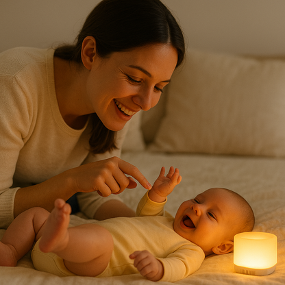 Soundmaschine mit Nachtlicht und 34 Geräuschen