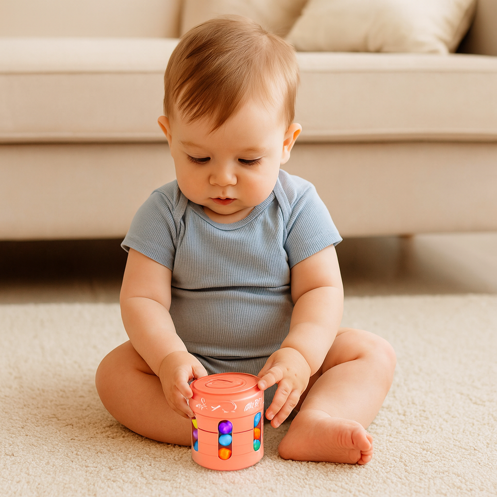 Magisches rotierendes Bohnen-Puzzle-Würfelspiel