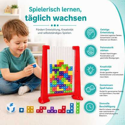 3D Tetris Puzzle – Kreatives Lernspiel für kluge Kinderhände