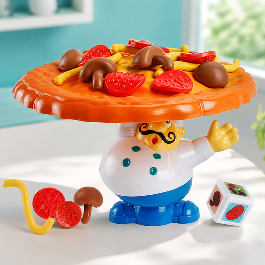 Pizza-Balancierspiel – Geschicklichkeitsspiel für Kinder & Familie