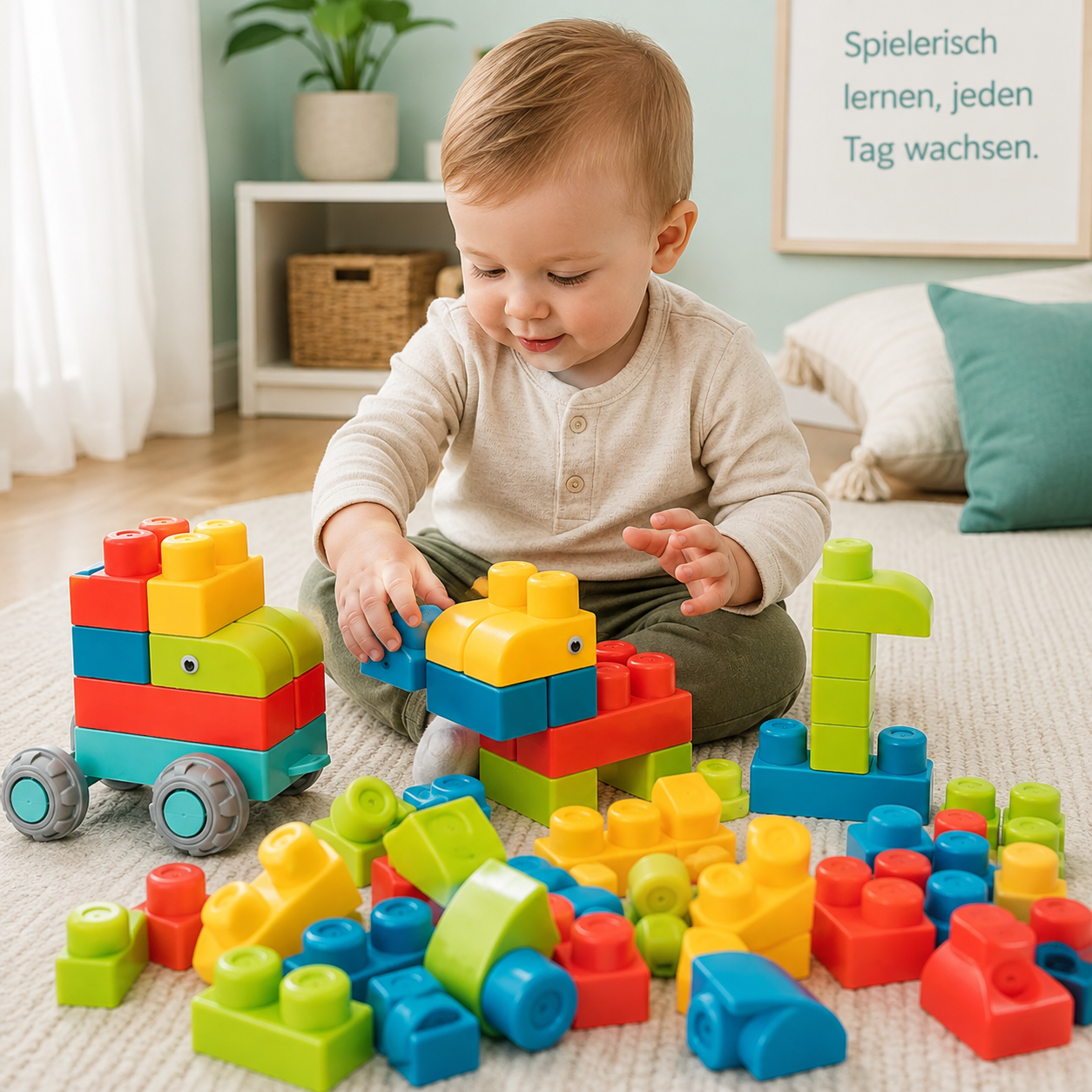 Weiche Bausteine für Kinder – Sicher bauen, spielen & lernen