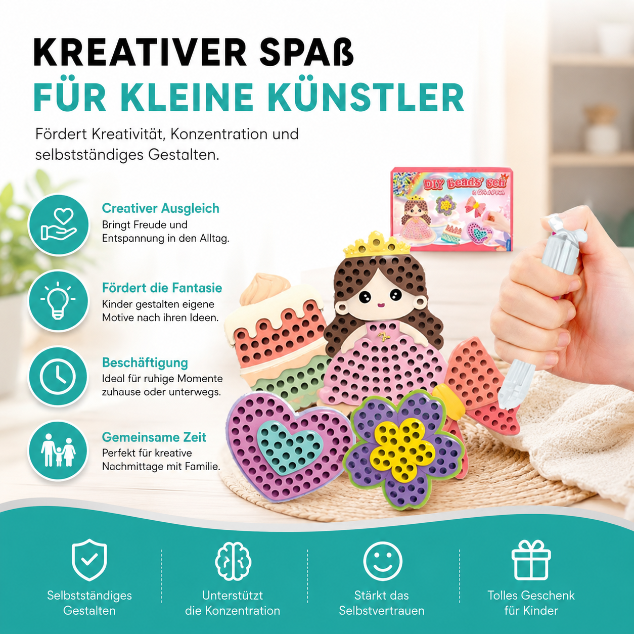 Kreatives DIY-Bastelset für Mädchen von 8–12 Jahren – Malen, Basteln & Gestalten