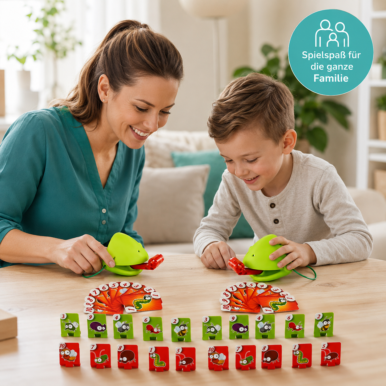 Frosch-Brettspiel für die ganze Familie – lustiger Zungenspaß für Groß und Klein