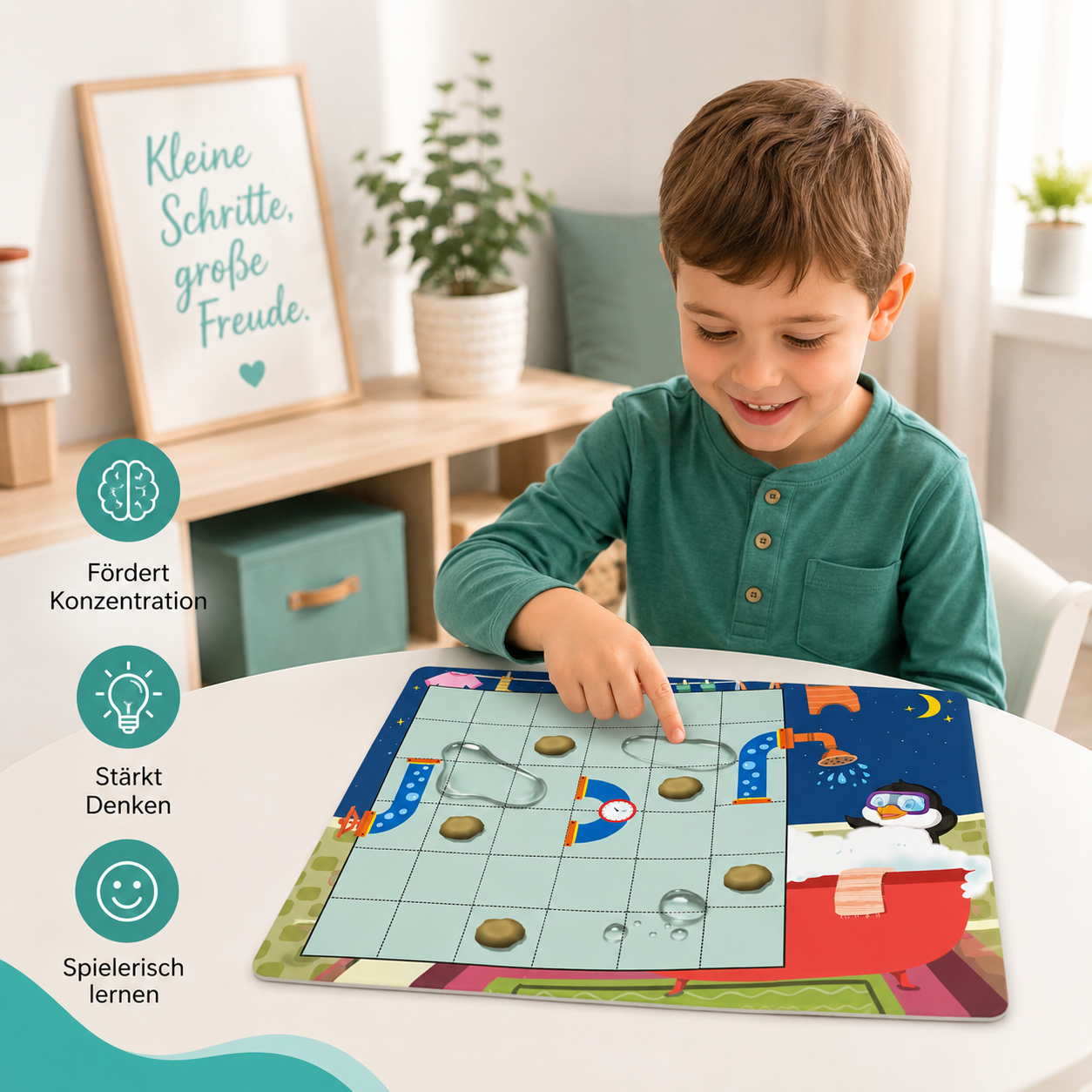 Pinguin-Puzzlespiel für Kinder – Spielerischer Lernspaß für die ganze Familie