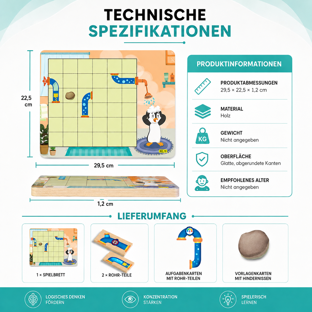 Pinguin-Puzzlespiel für Kinder – Spielerischer Lernspaß für die ganze Familie