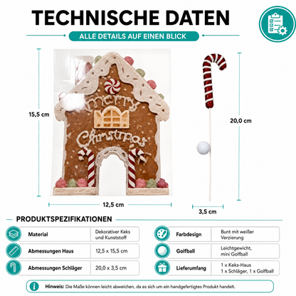 Weihnachts-Golfspiel-Set – Familienspaß für drinnen & draußen