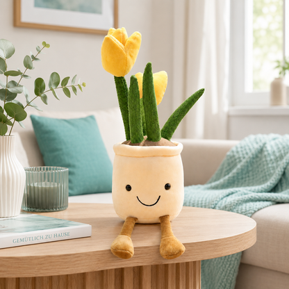 Kuschelige Tulpen-Plüschpflanze – fröhliche Deko fürs Kinderzimmer