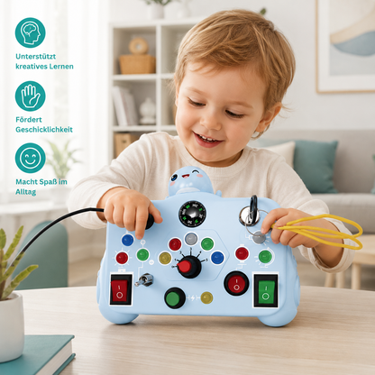 LED Montessori Busy Board – Interaktives Lernspielzeug