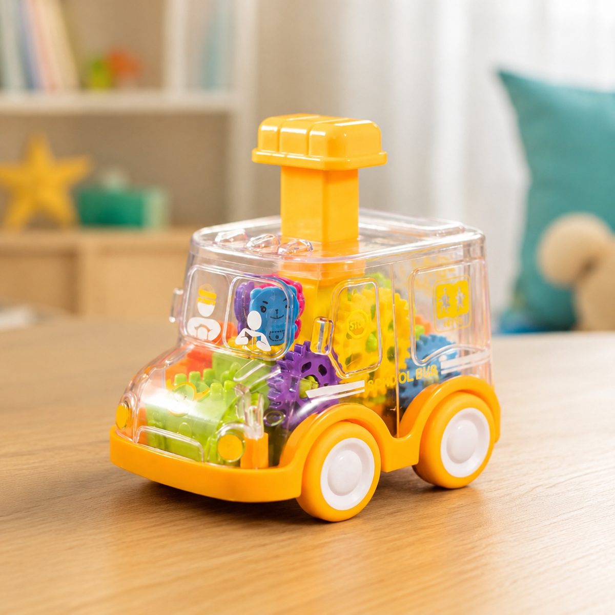 Kinder Traumauto – Spielerisch Lernen & Staunen Gelb