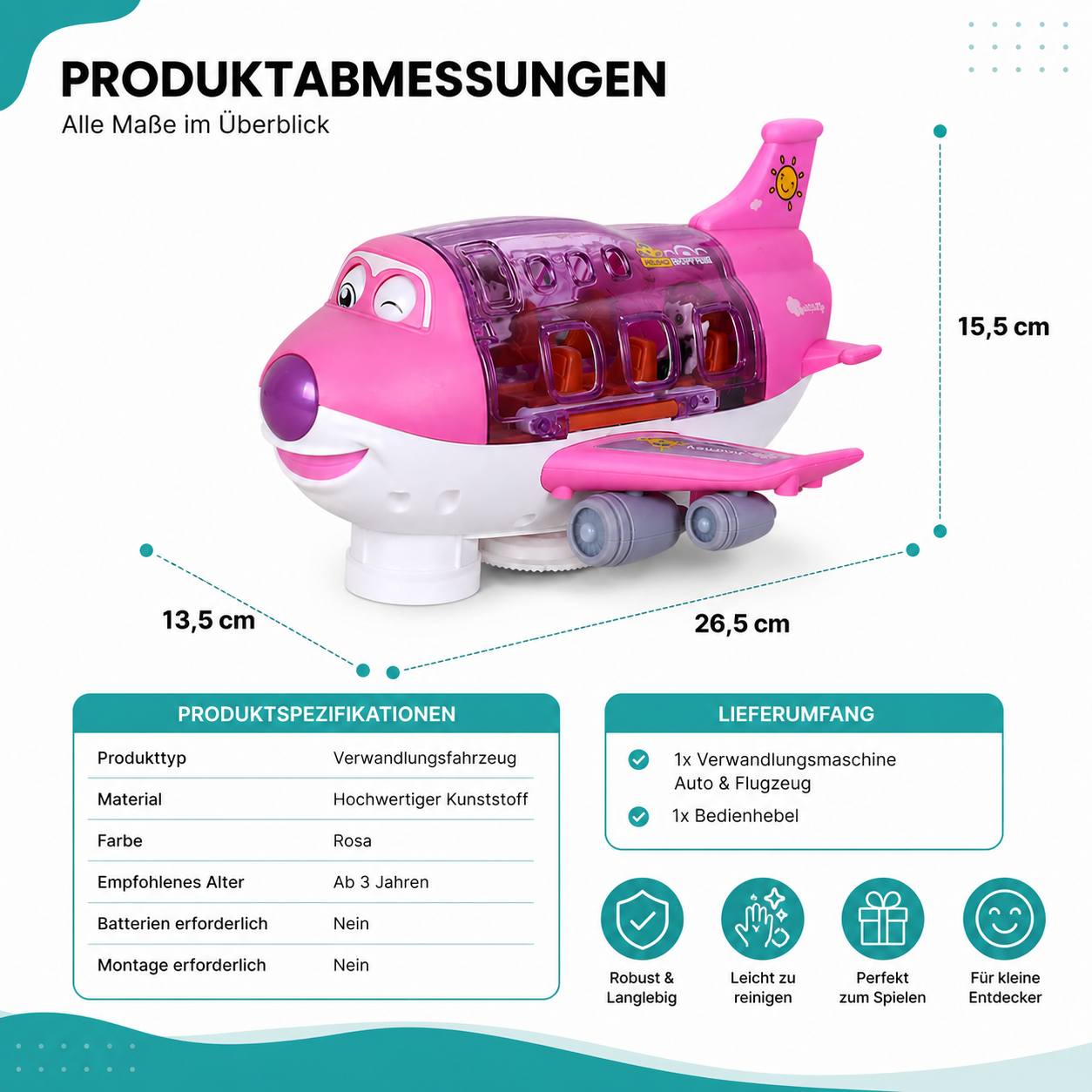 Coole Verwandlungsmaschine – Auto & Flugzeug in einem!
