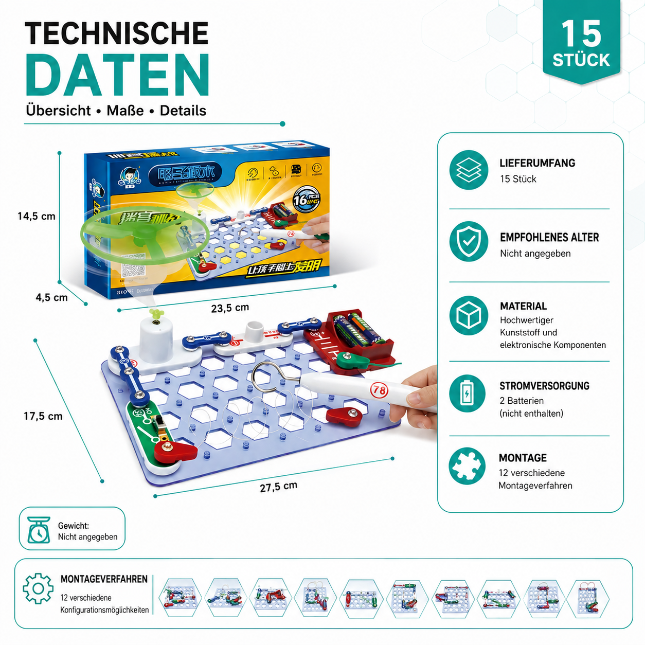 Intelligenter Elektronik Baukasten – Lernen durch Bauen & Experimentieren