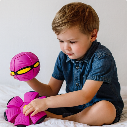 2-in-1 UFO Frisbee und Ball – Das perfekte Wurfspielzeug für Draußen