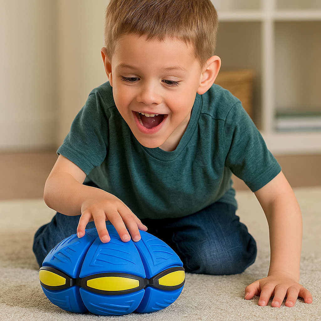 2-in-1 UFO Frisbee und Ball – Das perfekte Wurfspielzeug für Draußen