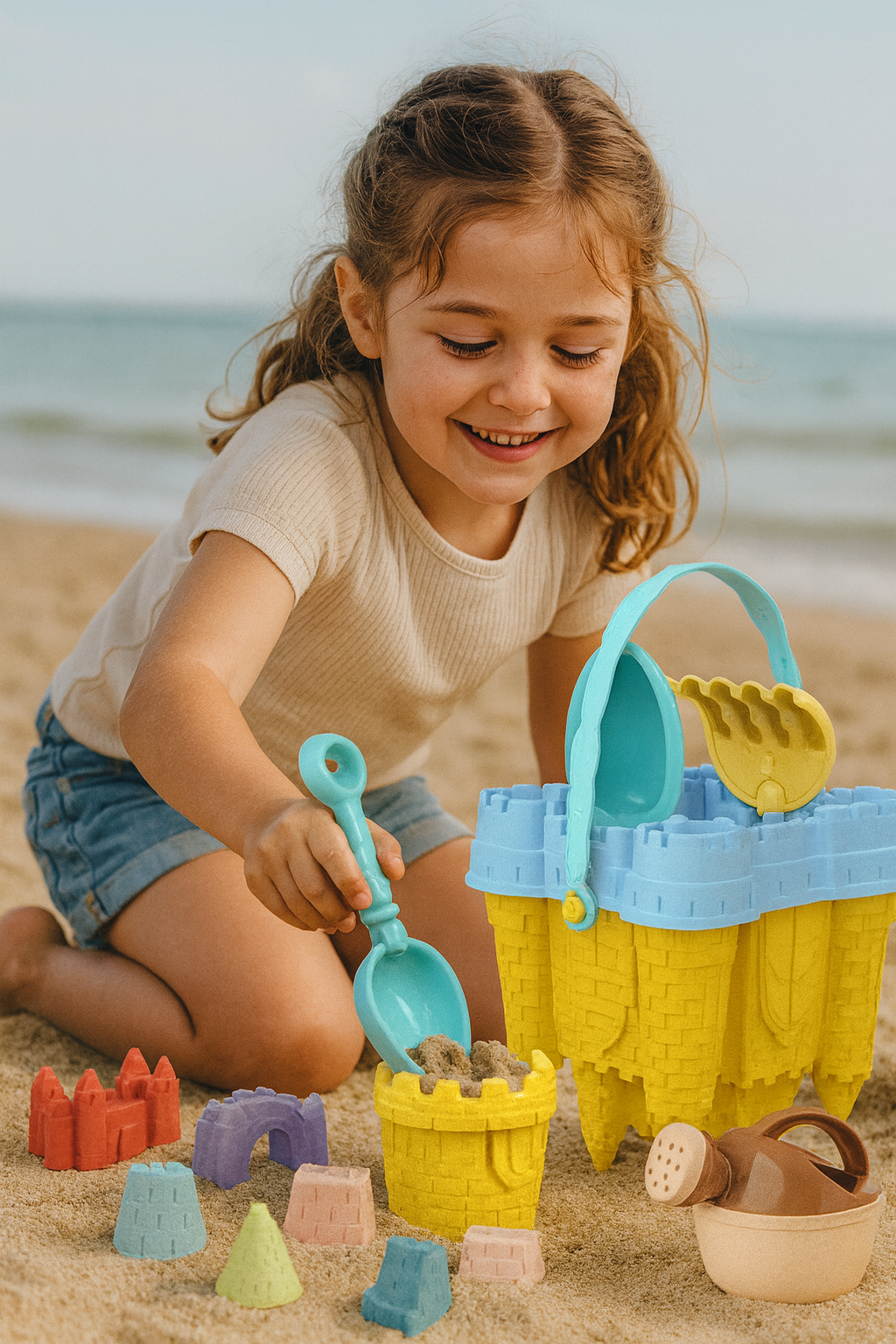 Baby Schloss Strandspielzeug Set – Kreativer Sandburgenbau
