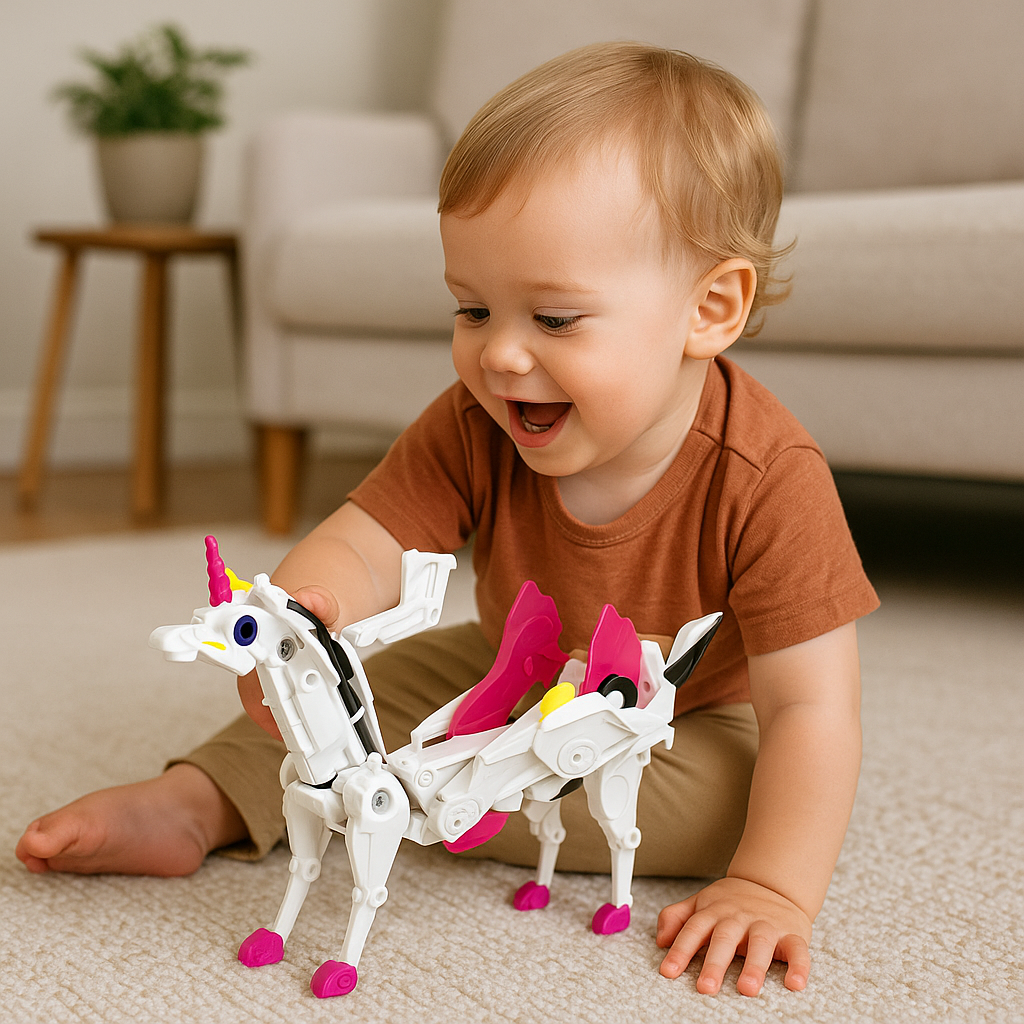 Magisch Pegasus Einhorn Auto– Verwandelt sich im Spiel!