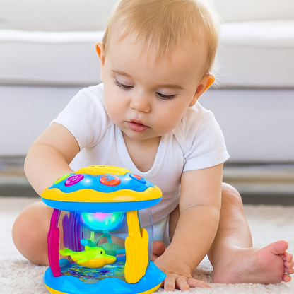 Magischer Ozean Licht Projektor – Musik & Lichter für Babys