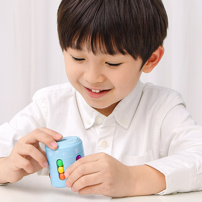 Magisches rotierendes Bohnen-Puzzle-Würfelspiel