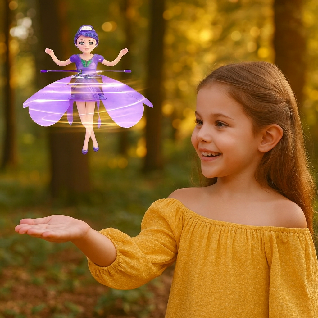 Magische fliegende Fee – Gestengesteuerter Flugspaß für Kinder