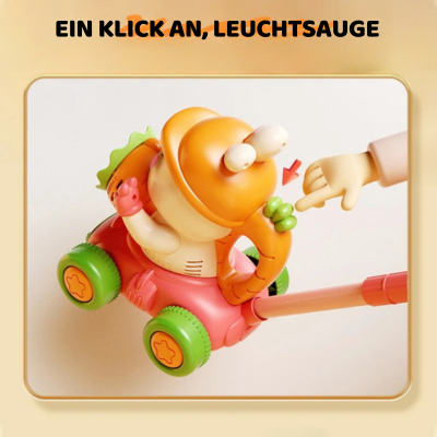 Magische Bubble-Maschine für Kinder mit Licht & Schiebestange