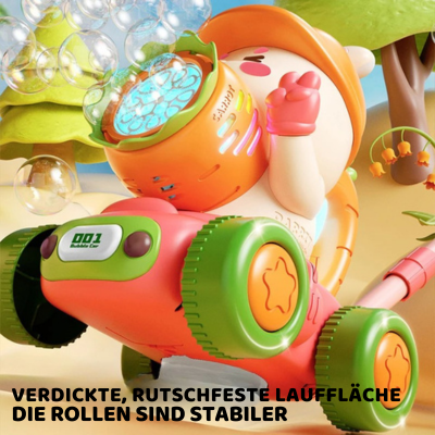 Magische Bubble-Maschine für Kinder mit Licht & Schiebestange