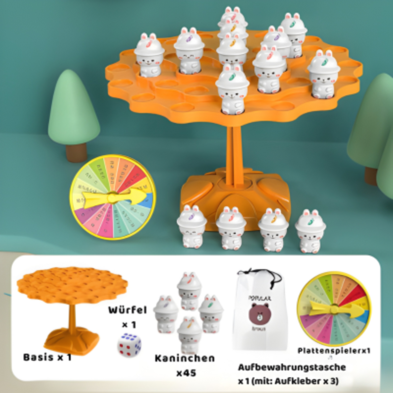 Balance Baum Holzspielzeug mit Figuren für Kinder Raum