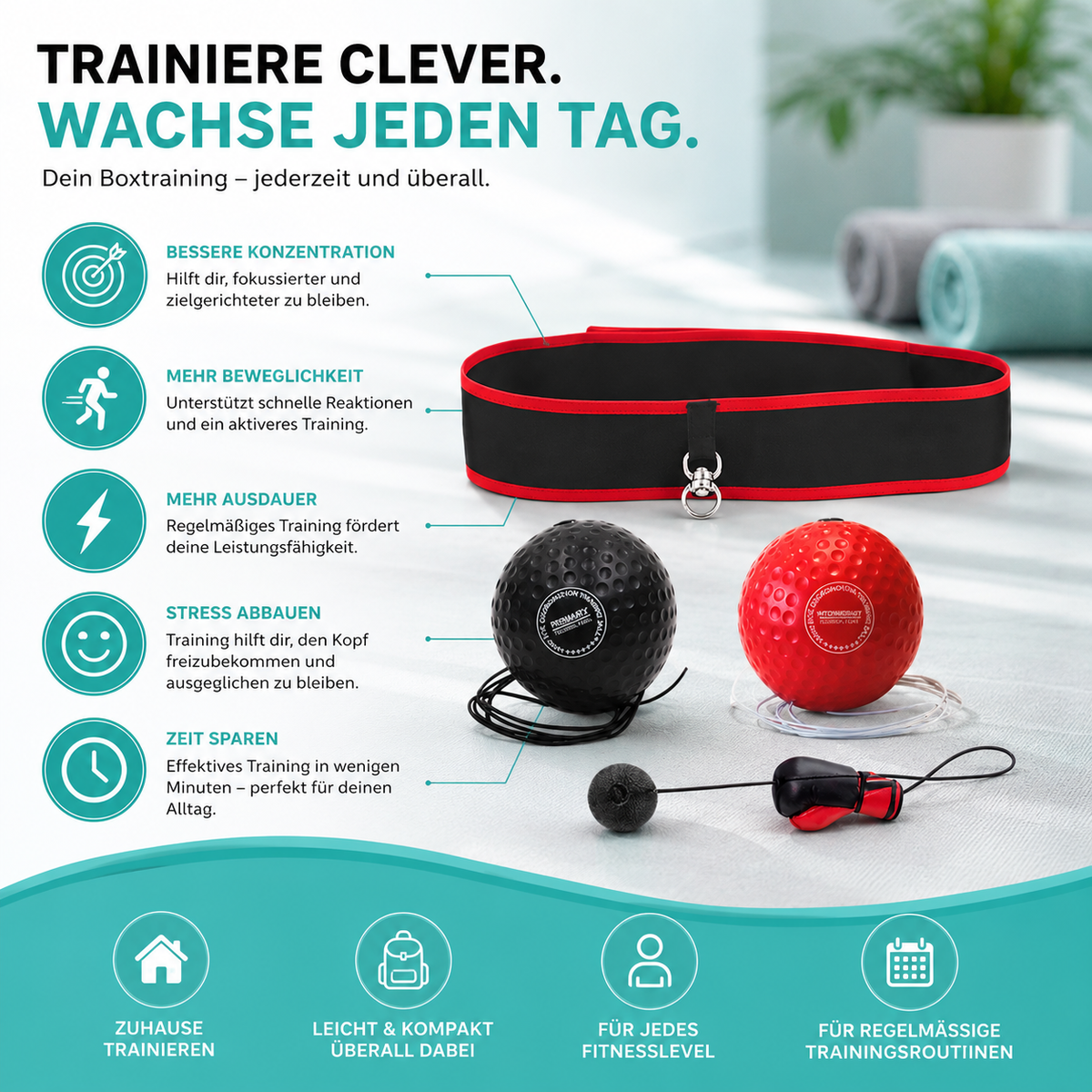 Schlau Boxen Trainer für Zuhause – Schneller, stärker, fokussierter