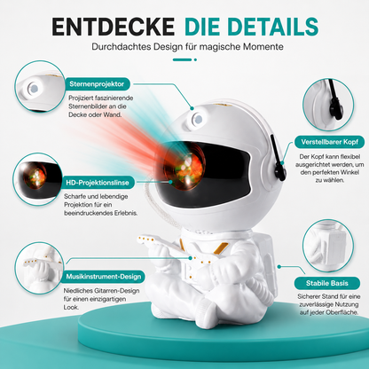Astronaut Sternenprojektor – Magische Galaxie im Kinderzimmer