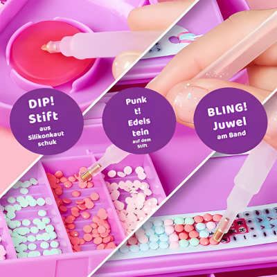 DIY Diamant-Armband Bastelset – Verstellbar für Kinder & Erwachsene