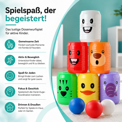 Interaktives Tier-Bowling Spiel für Kinder & Familie