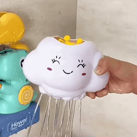 Süße Regenwolke Dusche – Bade Spielzeug mit Wasserfall Spaß