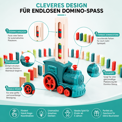 Automatisches Domino Legeauto mit Bausteinen