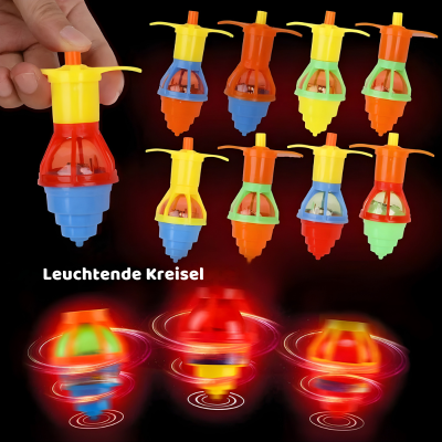 LED Leuchtkreisel Satz – Magischer Drehspaß für Kinder