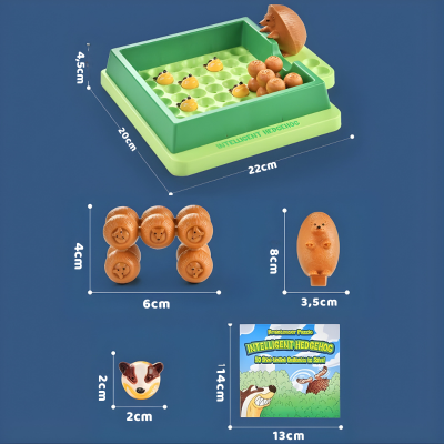 3D Igel Denkspiel – 50 clevere Puzzle Aufgaben