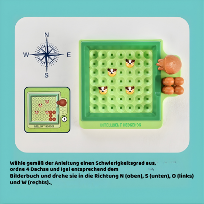 3D Igel Denkspiel – 50 clevere Puzzle Aufgaben