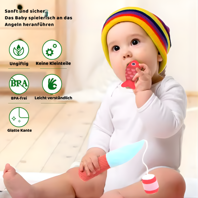 Montessori Angelspiel – Farben, Zahlen & Motorik lernen