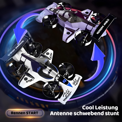 2-in-1 RC Flugzeug & Drift-Auto – Aktion in der Luft & Bin Boden