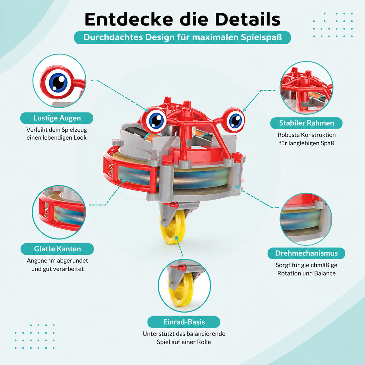 Balancierender Einrad-Roboter – Magisches Spielzeug für Kinder!