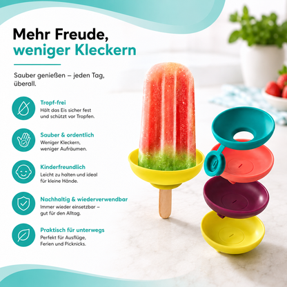 Perfekte Eis Halter für Kinder! – Kein Tropfen, kein Chaos