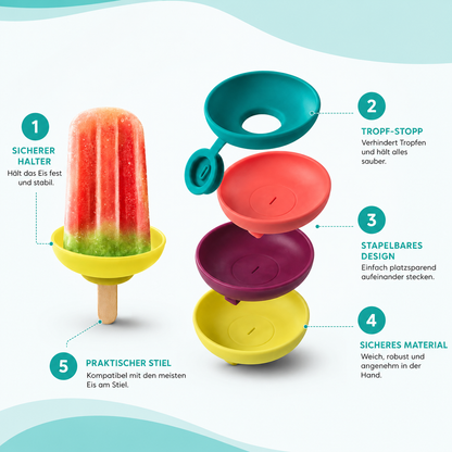 Perfekte Eis Halter für Kinder! – Kein Tropfen, kein Chaos