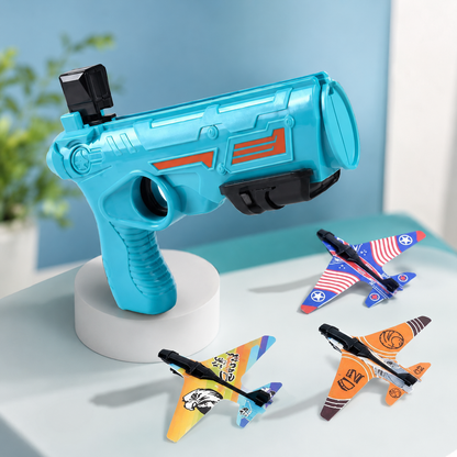 Ejektions-Flugzeuge für Kinder – Spannendes Im Freien-Spielzeug Blau