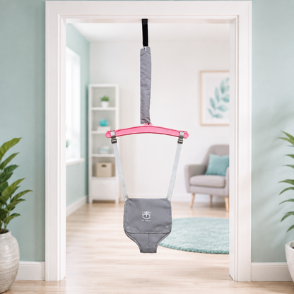 Baby Tür Jumper – Sicherer Hüpfspaß & Bewegung fürs Glück! Grau