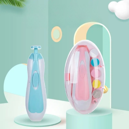 Elektrischer Baby Nageltrimmer mit leisem Motor und LED Licht