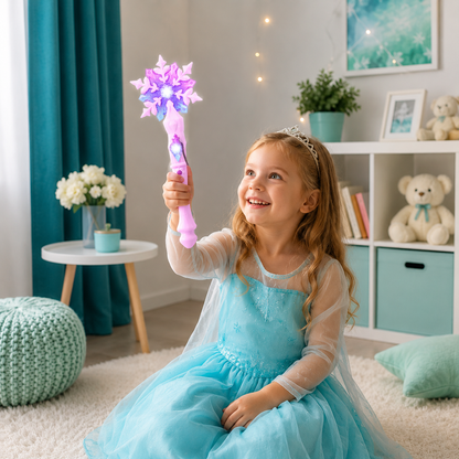 Elsa Zauberstab mit Licht & klang– Magischer Frozen Spielspaß