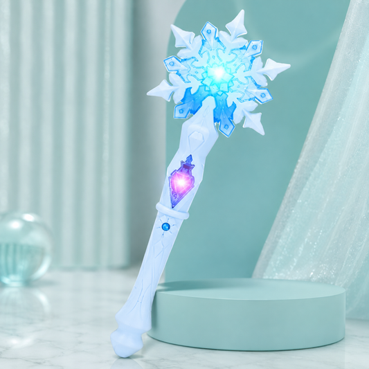 Elsa Zauberstab mit Licht & klang– Magischer Frozen Spielspaß Blau